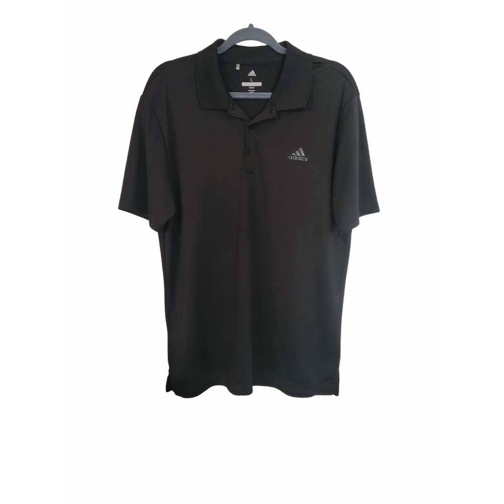 Adidas Men's Black Polo Shirt Size Large